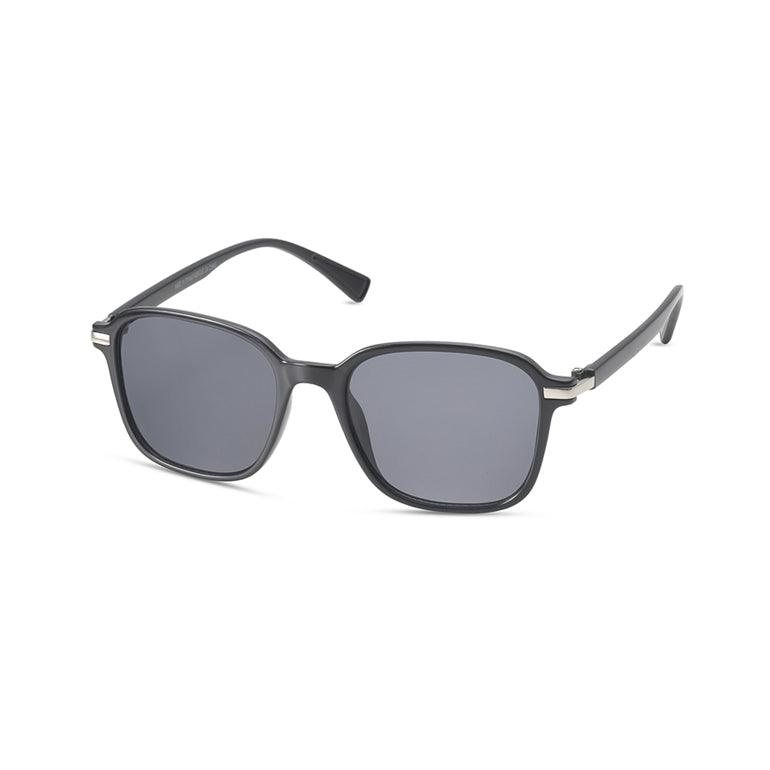 Twelve Medium Rectangular Classic Frame Non-Polarized Sunglasses for Women and Men Vintage Style 100% UV Protection Lens - Black by Twelve