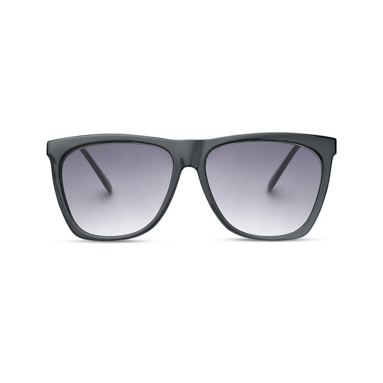 TWELVE Large Rectangular Classic Frame Non-Polarized Sunglasses for Women and Men Vintage Style 100% UV Protection Lens - Black Gold - TWELVE